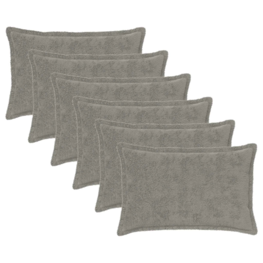 Federa 6 pcs HOUTEN Grigio Chiaro 40 x 60 cm 917709