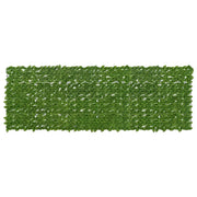 Schermo per balcone con foglie-Pannello per balcone Verde e Giallo 300 x 100 cm 995893