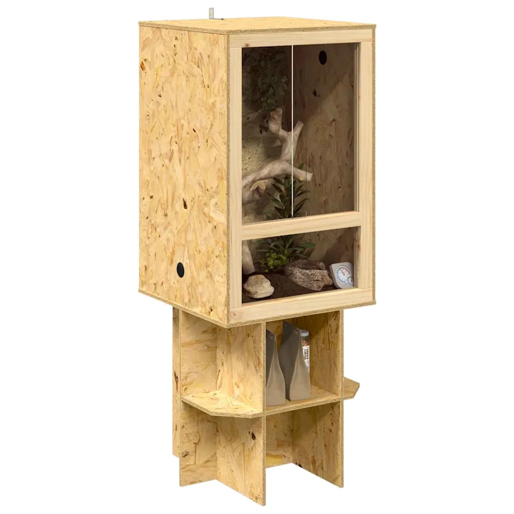 Terrario Marrone 50 x 50 x 130 cm OSB 3397888