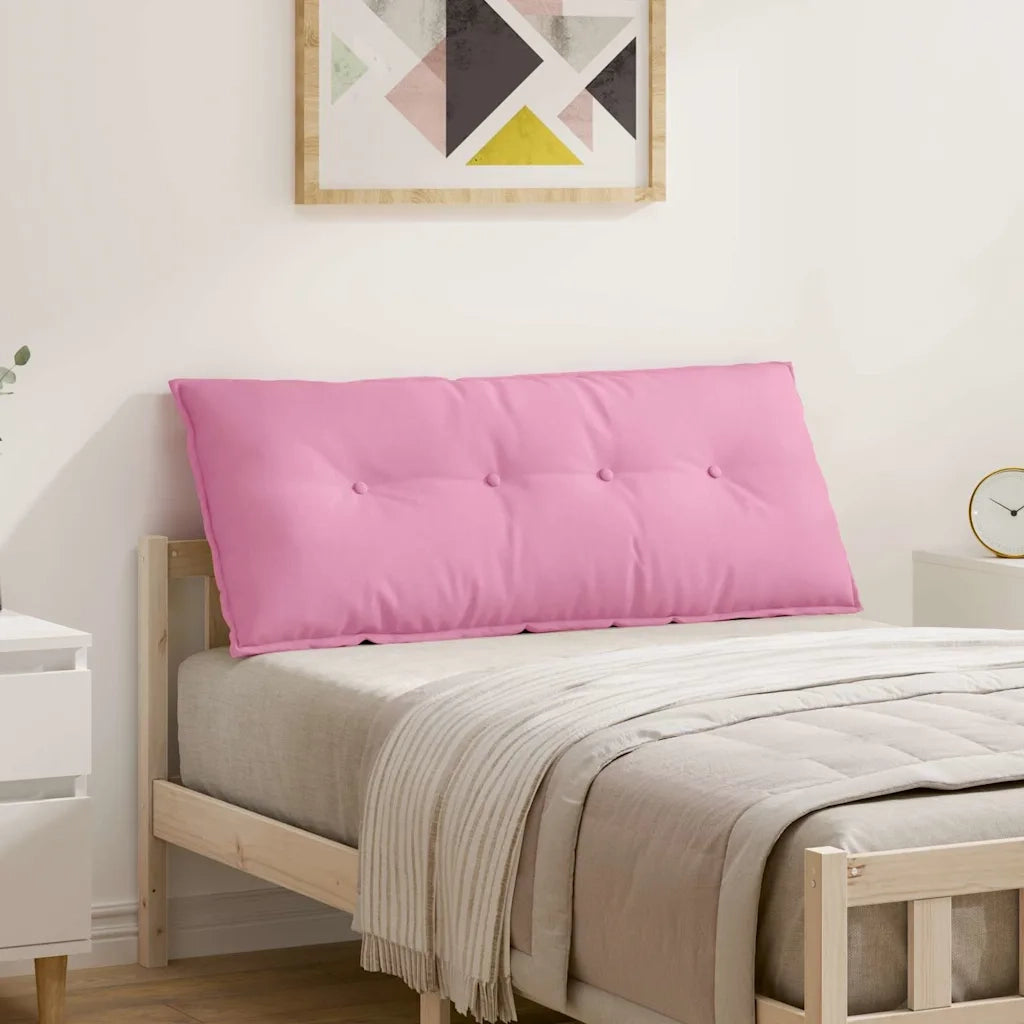 Cuscino per Schiena Rosa 120 x 19 x 50 cm Tessuto 42014802