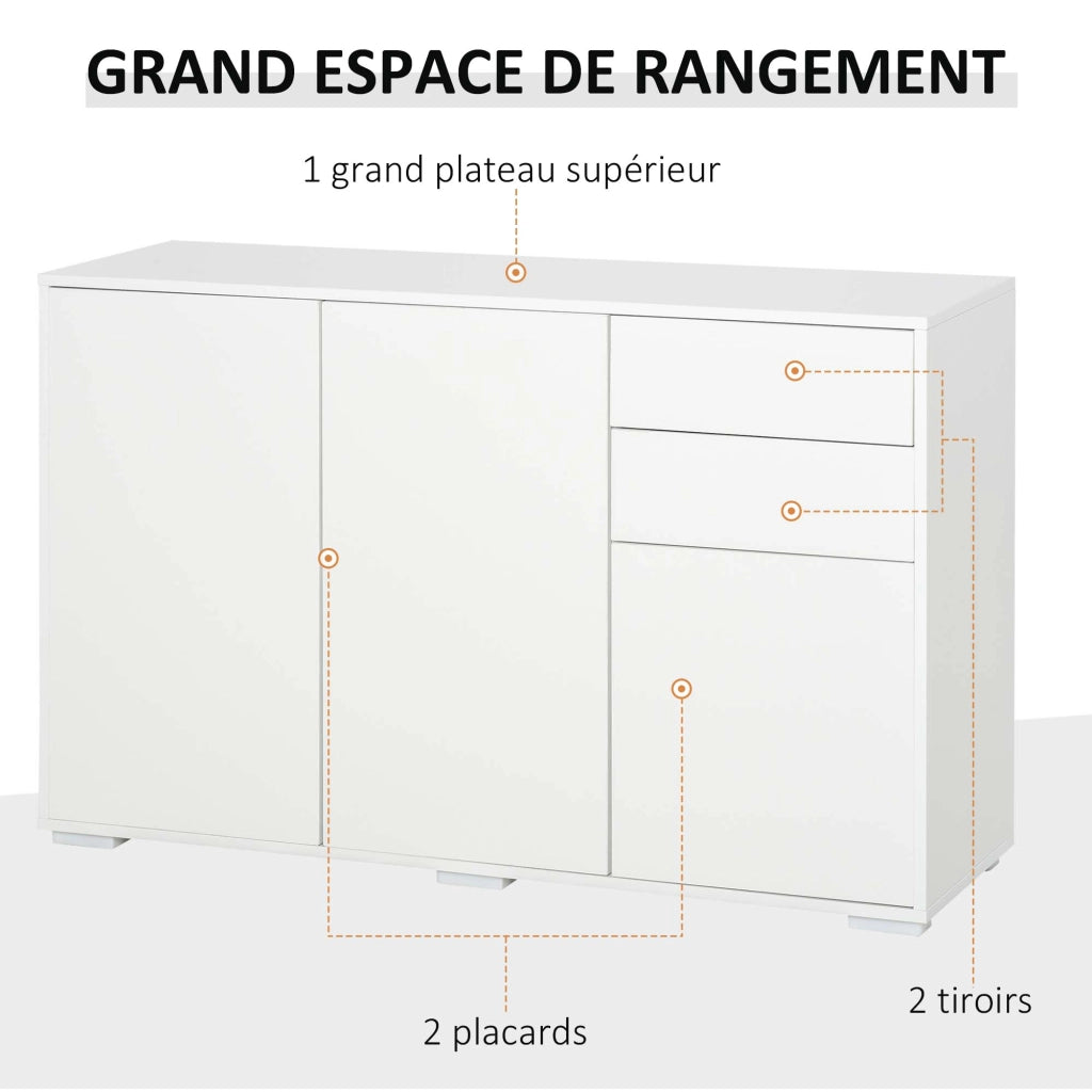 Credenza ¨C zephmum ¨C bianco 117x36x74