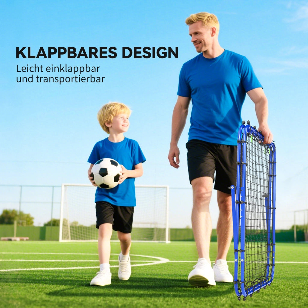 Rimbalzino per Calcio ¨C Minimal ¨C Blu 100x68-95cm