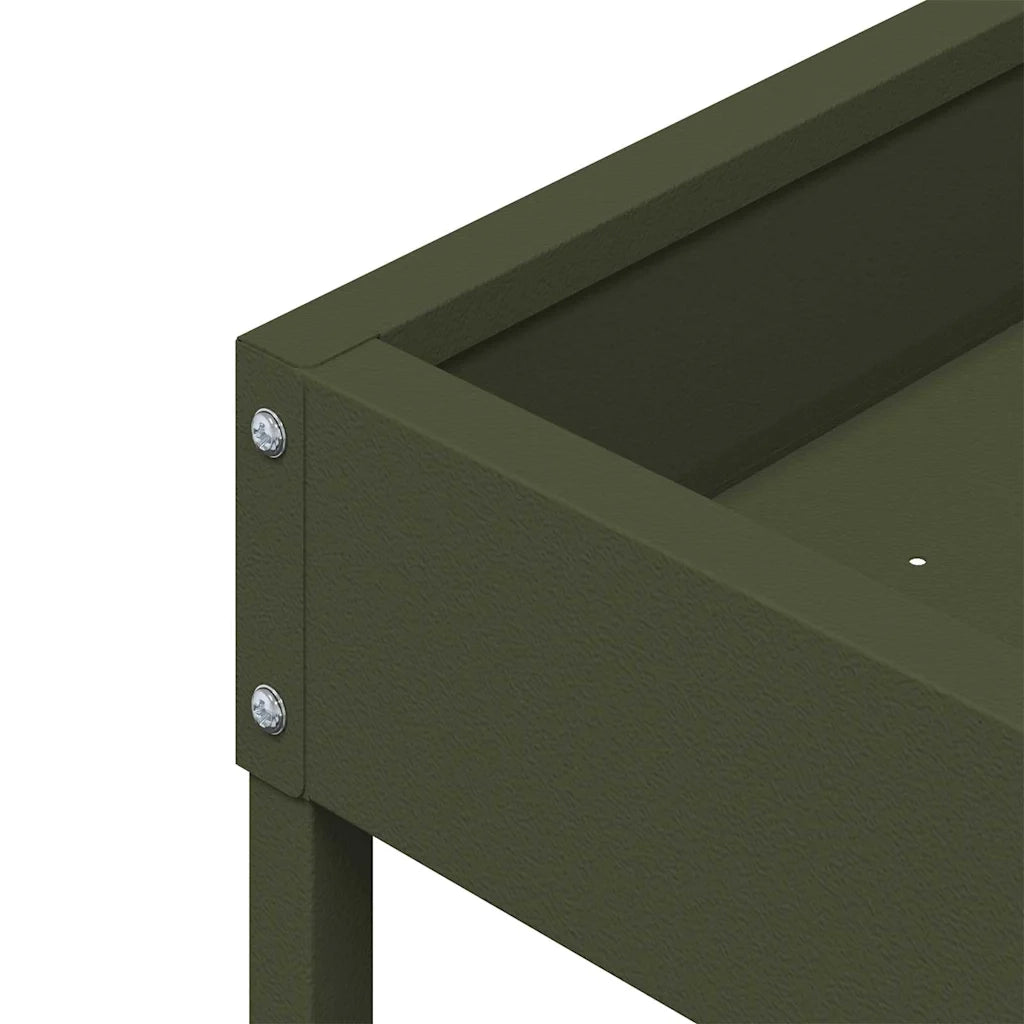 Mangiatore per Uccelli Verde oliva 80 x 28 x 13.5 cm 874625