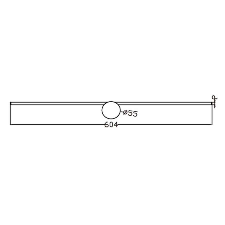 Applique Modern Slim L bianca LED 8W IP44 Light Prestige