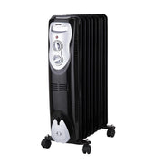 Radiatore ad olio 9 elementi. 2000w con termostato regolabile