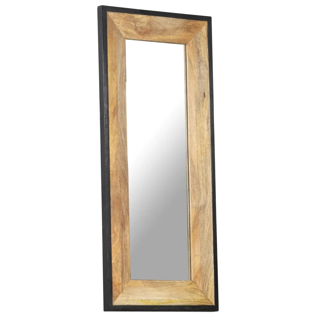 Specchio 110x50 cm in Legno Massello di Mango 321631