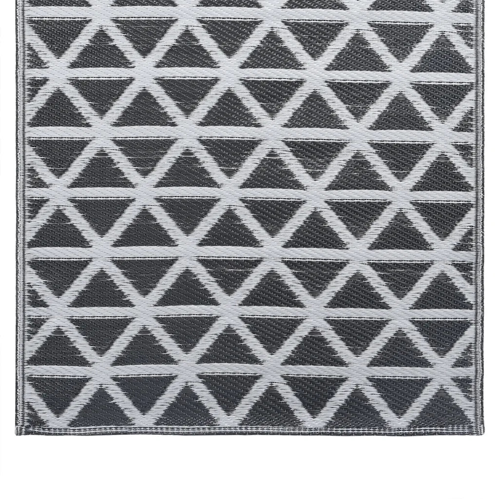 Tappeto da Esterni ARAKIL Nero 160x230 cm in PP CFW3251784