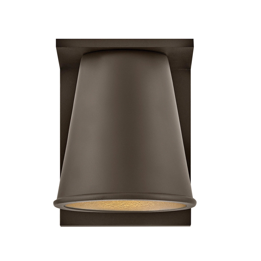 Applique esterna moderna bronzo conico GU10 8W IP44