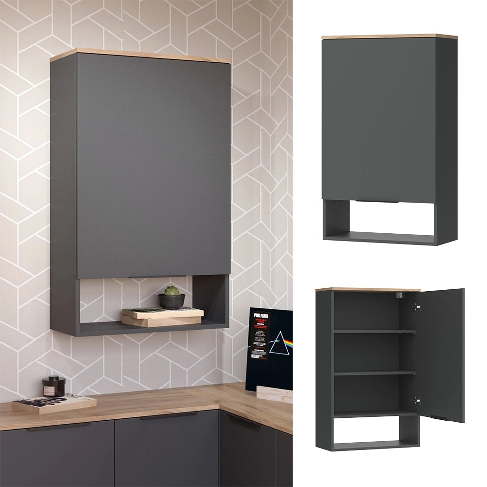 Vicco Credenza Antracite con porta