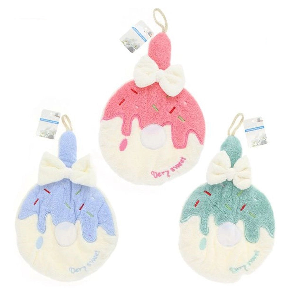 Trade Shop - Asciugamano Assorbente Salvietta Asciugatura Rapida Stile Dolci Per Cucina Bagno 10775 -