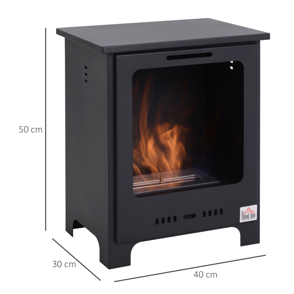 EasyComfort Caminetto a Bioetanolo Più Efficiente ed Ambientale Capacità Massima Combustile 0.9 Litri per una Fiamma fino a 3 Ore