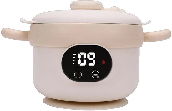 Babymangiato - Portatile alimentatore per bebè - Scaldabiberon elettrico con controllo di temperatura intelligente - Ideale per uso fuori casa - Mantiene la temperatura della pappa