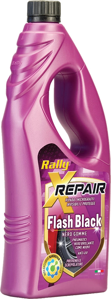 Flash Black 1lt Nero Gomme Xrepair