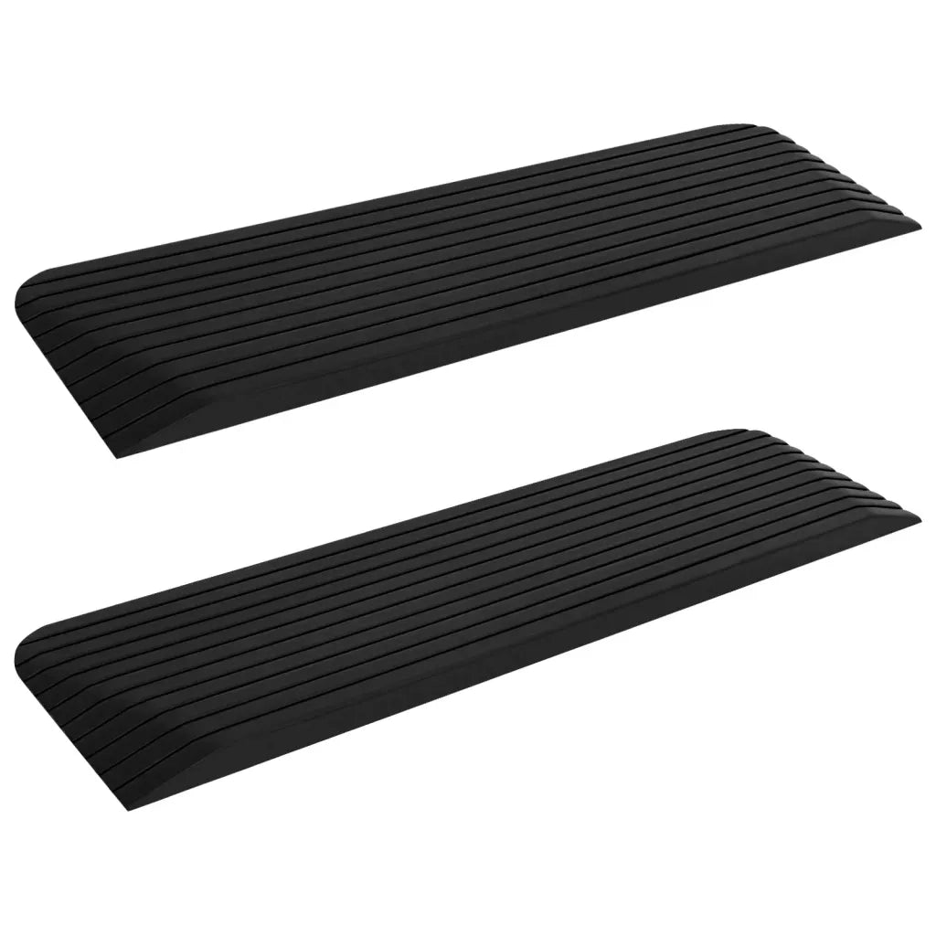 Rampe per Soglia 2 pz 110x32x3,8 cm in Gomma 150973