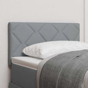 Testiera Grigio chiaro 80 cm Tessuto 42007202