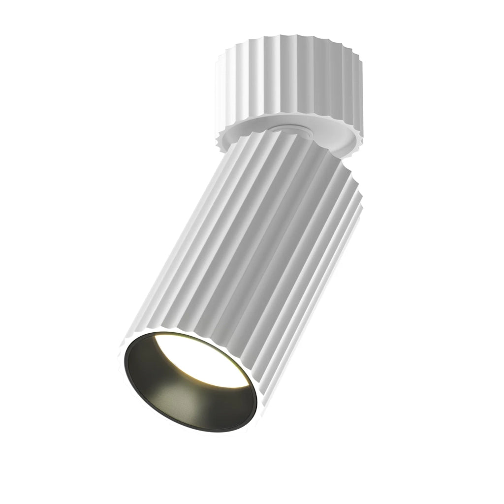 Maytoni Plafoniera moderna Calipso 1 luce GU10 bianco alluminio
