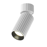 Maytoni Plafoniera moderna Calipso 1 luce GU10 bianco alluminio