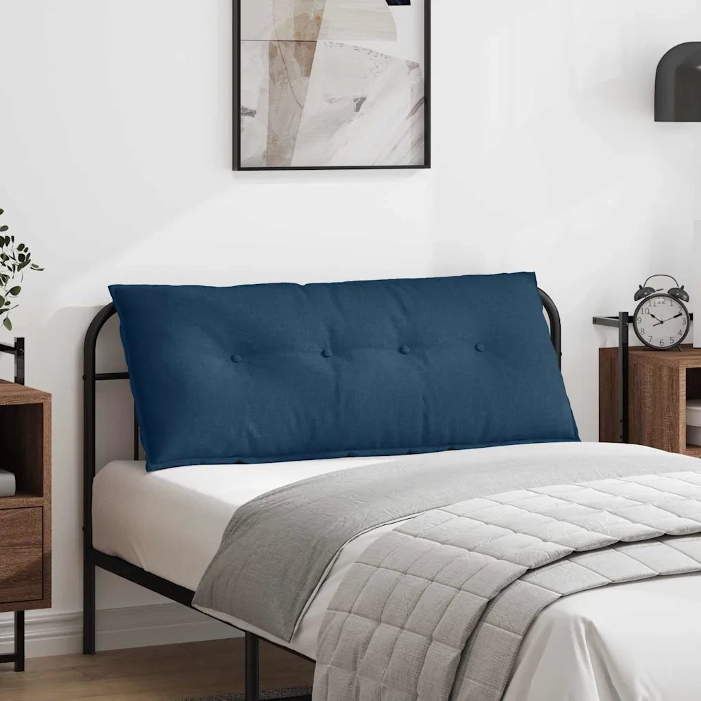 Cuscino per Schiena | Cuscino dorsale Blu 120 x 19 x 50 cm Tessuto