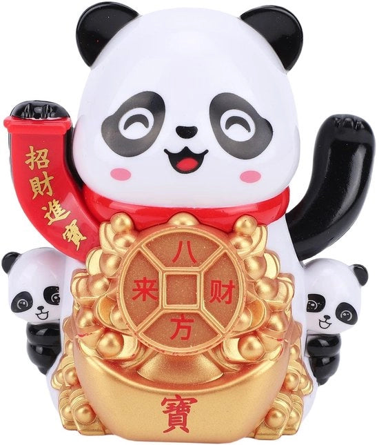 Decorazione solare Panda, Ornamento automatico oscillante (Stile D)