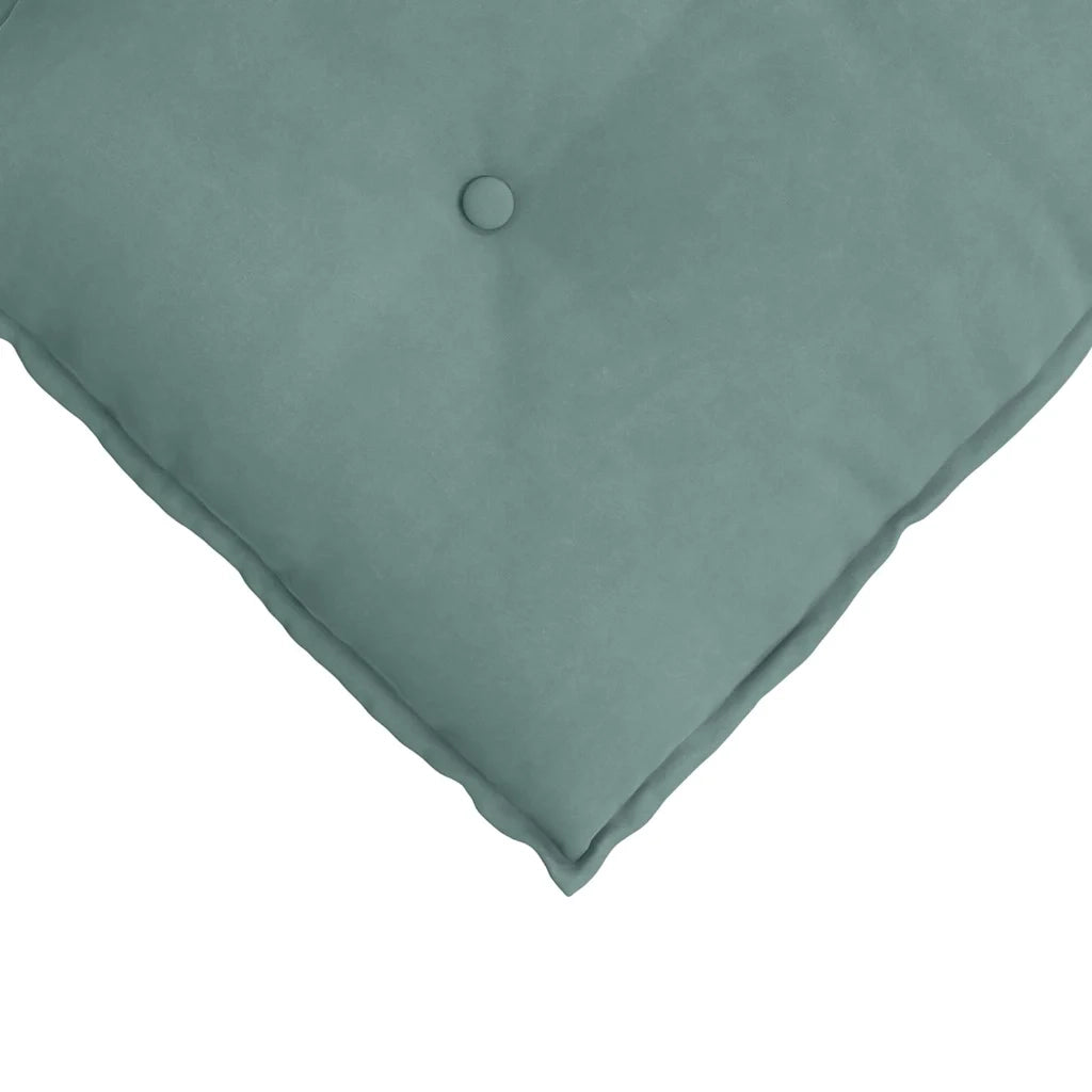 Cuscino per Schiena Verde Mare 60 x 50 cm Tessuto in Cords 42014685