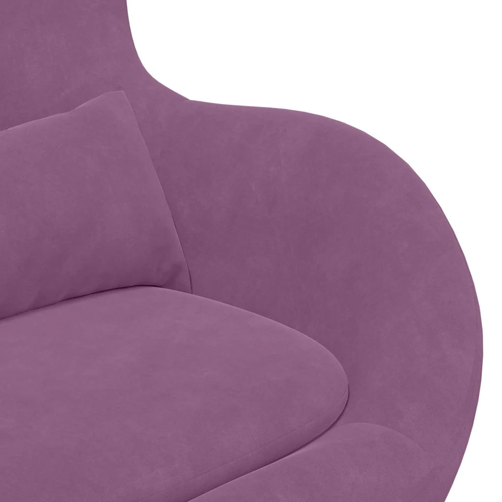 Poltrona uovo Viola Velluto 42002735