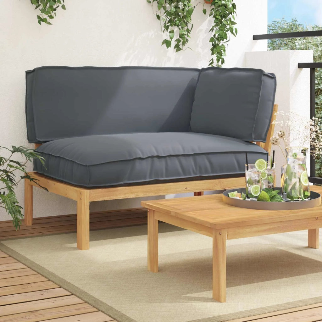 Set di divani con cuscino Antracite 133 x 92 x 69 cm 3418166