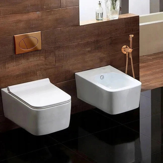 Rubinetto Bidet Rea Lungo Loop Copper Brush