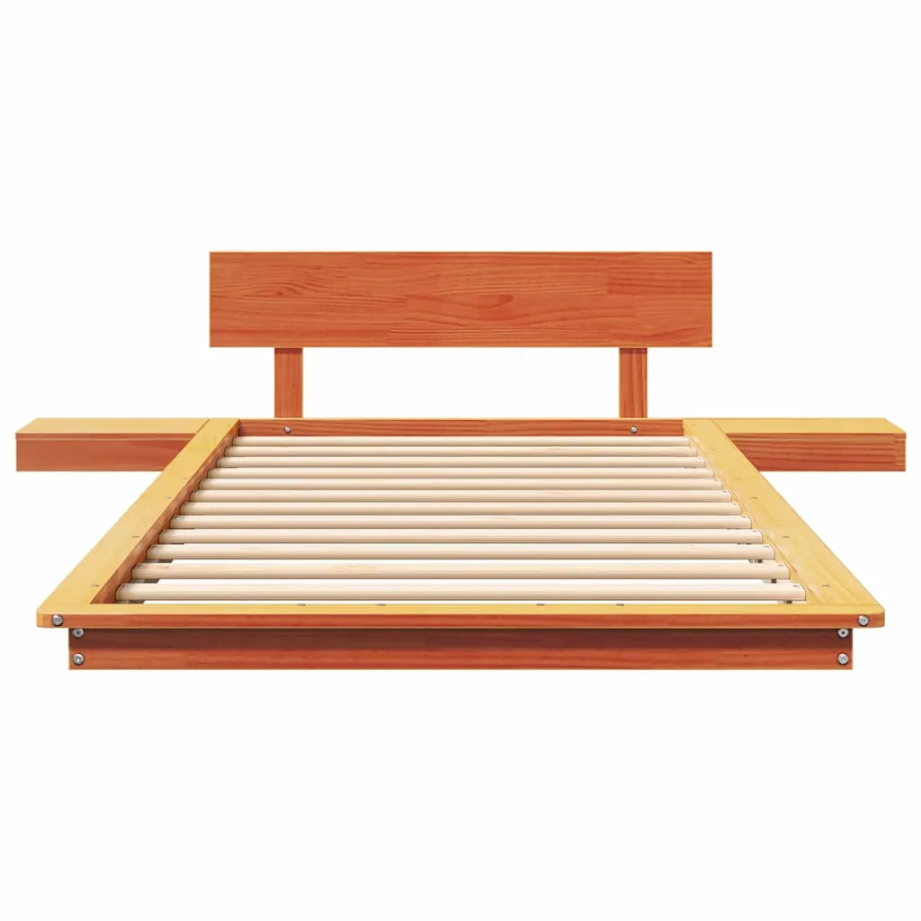 Struttura del letto-Giroletto Marrone 90 x 190 cm legno 975740