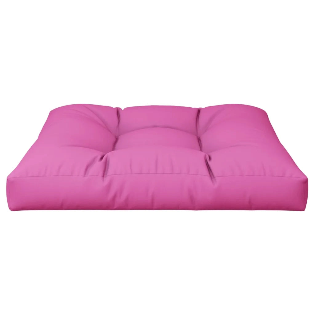 Cuscino per Pallet Rosa 80x80x12 cm in Tessuto 360511