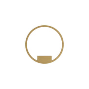 Maytoni Applique moderna Rim 1 luce LED integrato ottone alluminio