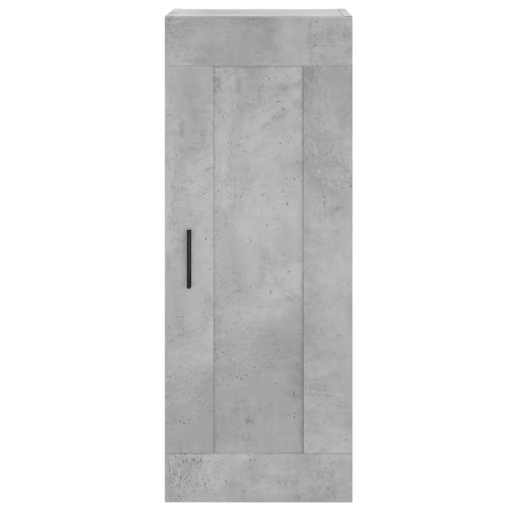 Credenza | Madia | Buffet da pranzo | Armadio da pranzo Grigio Cemento 34,5x34x180 cm in Legno Multistrato