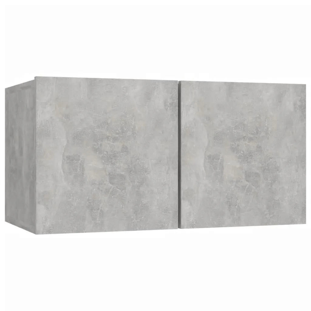 Set di mobili da 5 pezzi tra cui armadio credenza mobile TV televisore per soggiorno camera da letto salotto legno ingegnerizzato grigio 02_0024883