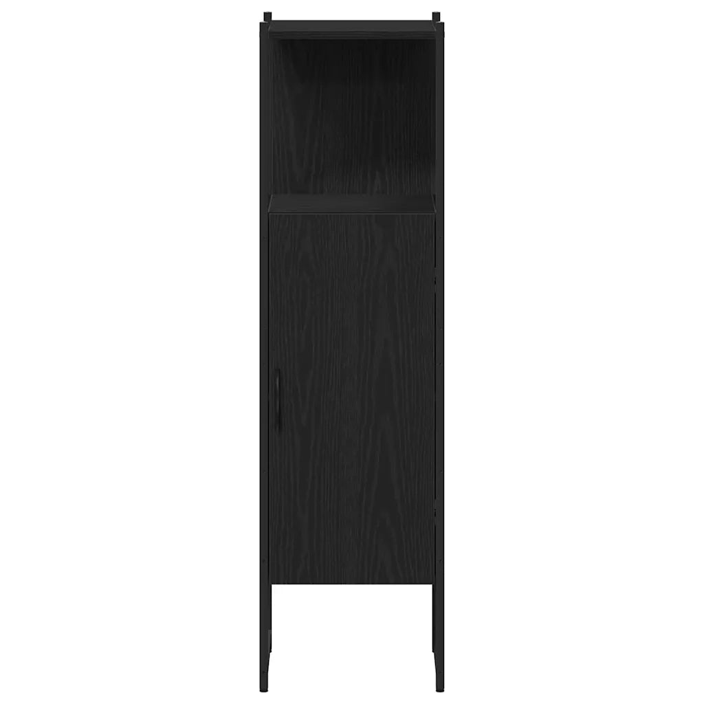 Set di mobili per il bagno 4 pcs Rovere nero Legno multistrato 3334427