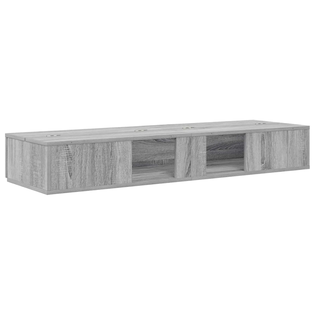 Scrivania studio Sonoma grigio 110 x 40 x 19,5 cm 8006689
