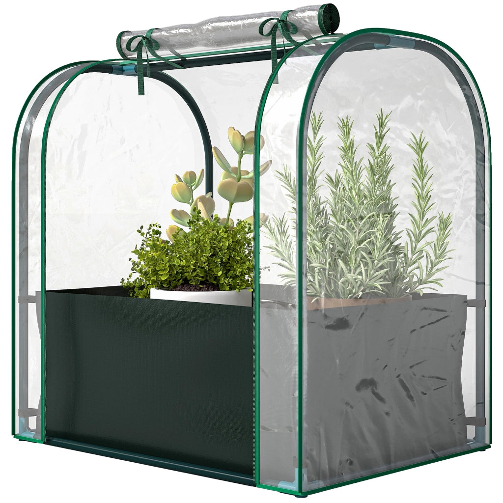 Mini Serra Portatile con Borsa per Piante ¨C Xylo ¨C 68x50x70 cm Verde