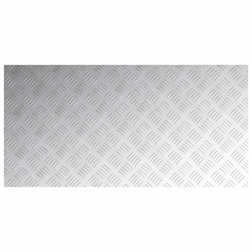 Gradini per Scale 2 pz | Tappetini per scale autoadesivi Argento 100 x 50 cm Alluminio