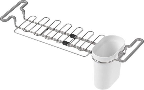 Drogeria Multifunzionale per Vasca da Bagno - Estensibile 145-177 cm Bianco