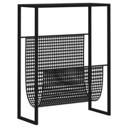Portariviste Nero 35x15x45 cm in Acciaio CFW7764102