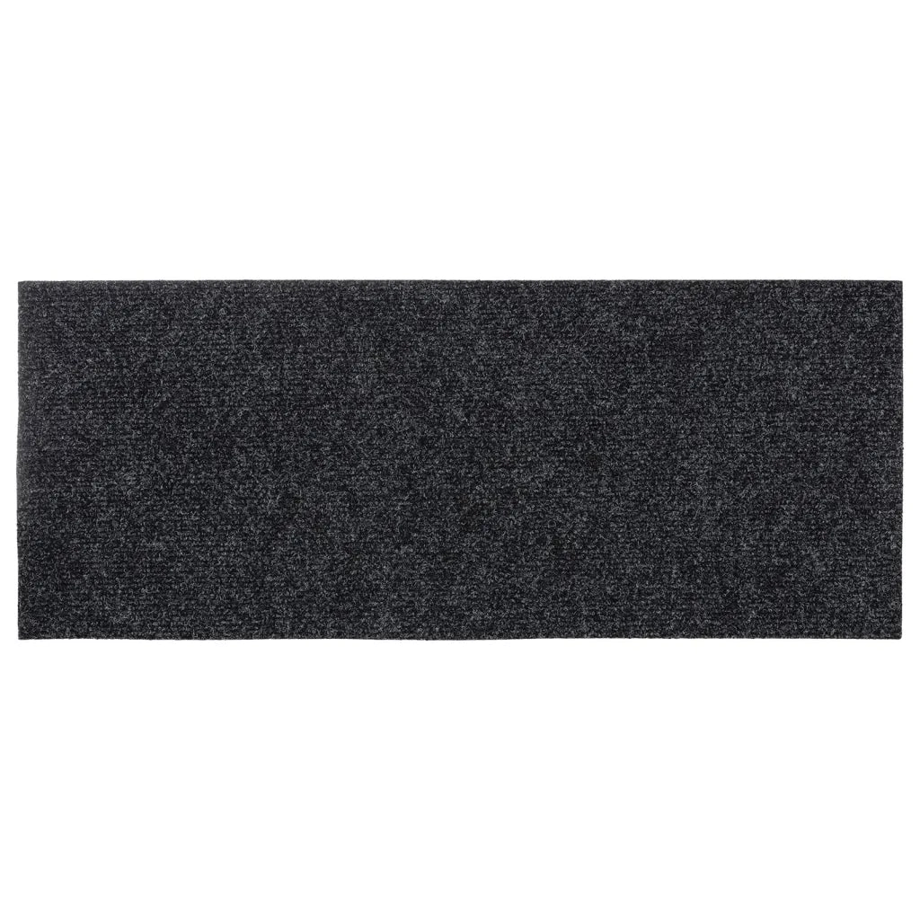 Tappetini per scale autoadesivi 15 pz | Gradini per Scale 60x25 cm Grigio Scuro Rettangolari