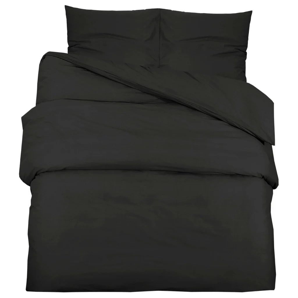 Set Copripiumino Nero 135x200 cm in Cotone 136118