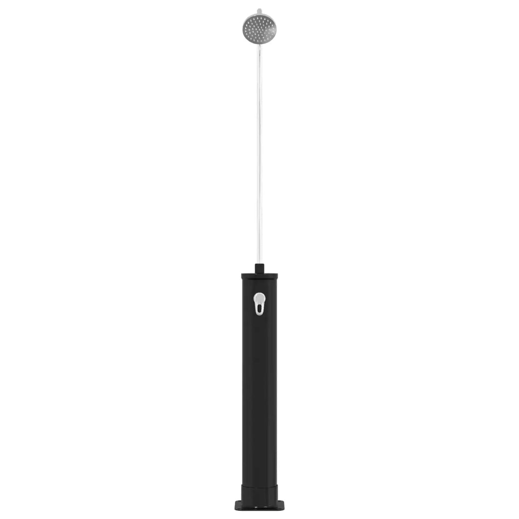 Doccia Solare con Testa Doccia PVC, ABS, Lega di zinco Nero 42039808