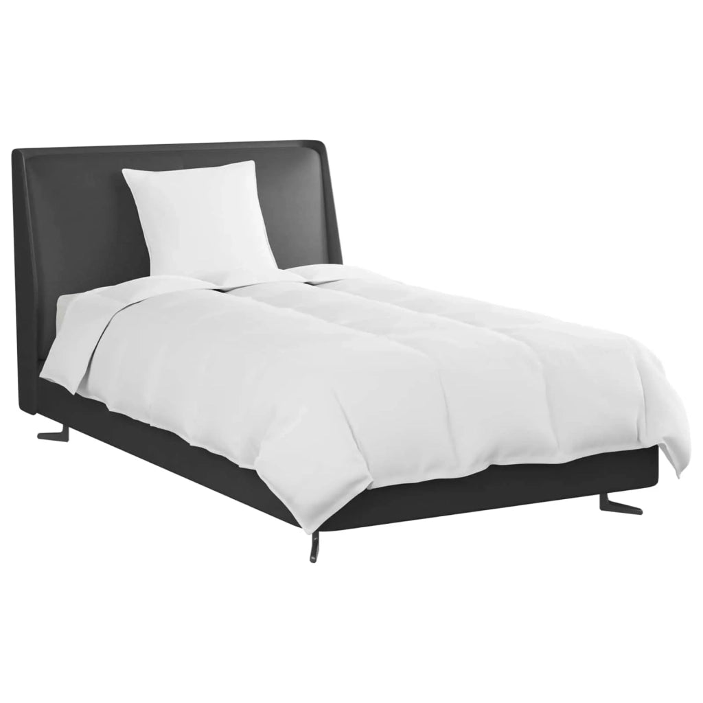 Piumone | Duvet Invernale con cuscino 2 pz Bianco Piuma d'anatra