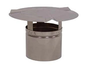 FUMAIOLI A CAPPELLO IN ACCIAIO INOX  ø cm.15