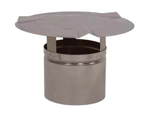 FUMAIOLI A CAPPELLO IN ACCIAIO INOX  ø cm.15