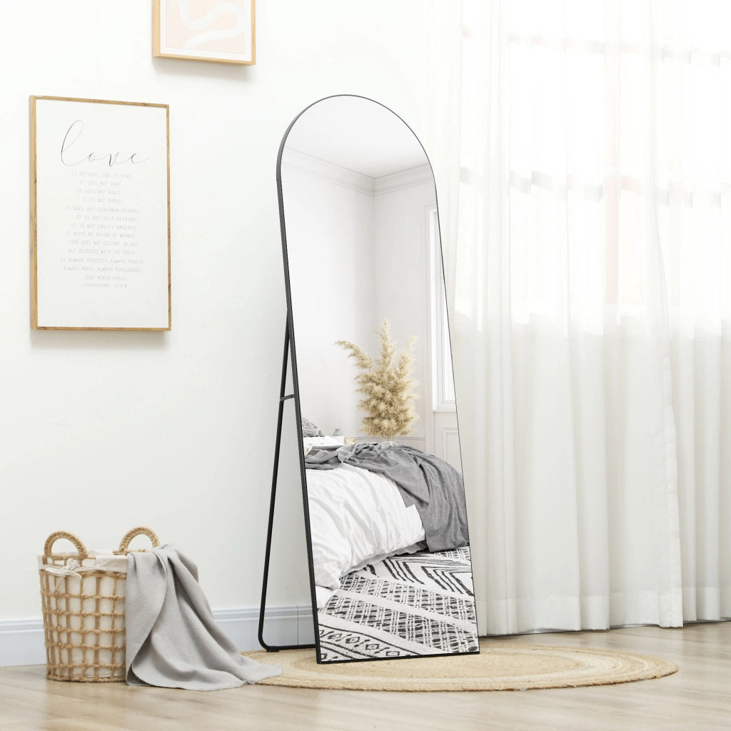 Specchio a Pieno Lunghezza ¨C Zephmum ¨C Nero 50x150 cm