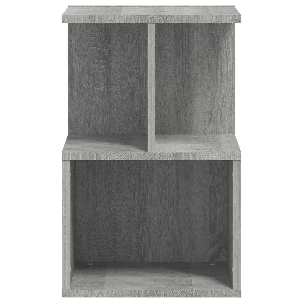 Set di 2 Comodini | Armadio da Notte | Mobiletto da notte Grigio Sonoma 35x35x55 cm in Legno Multistrato