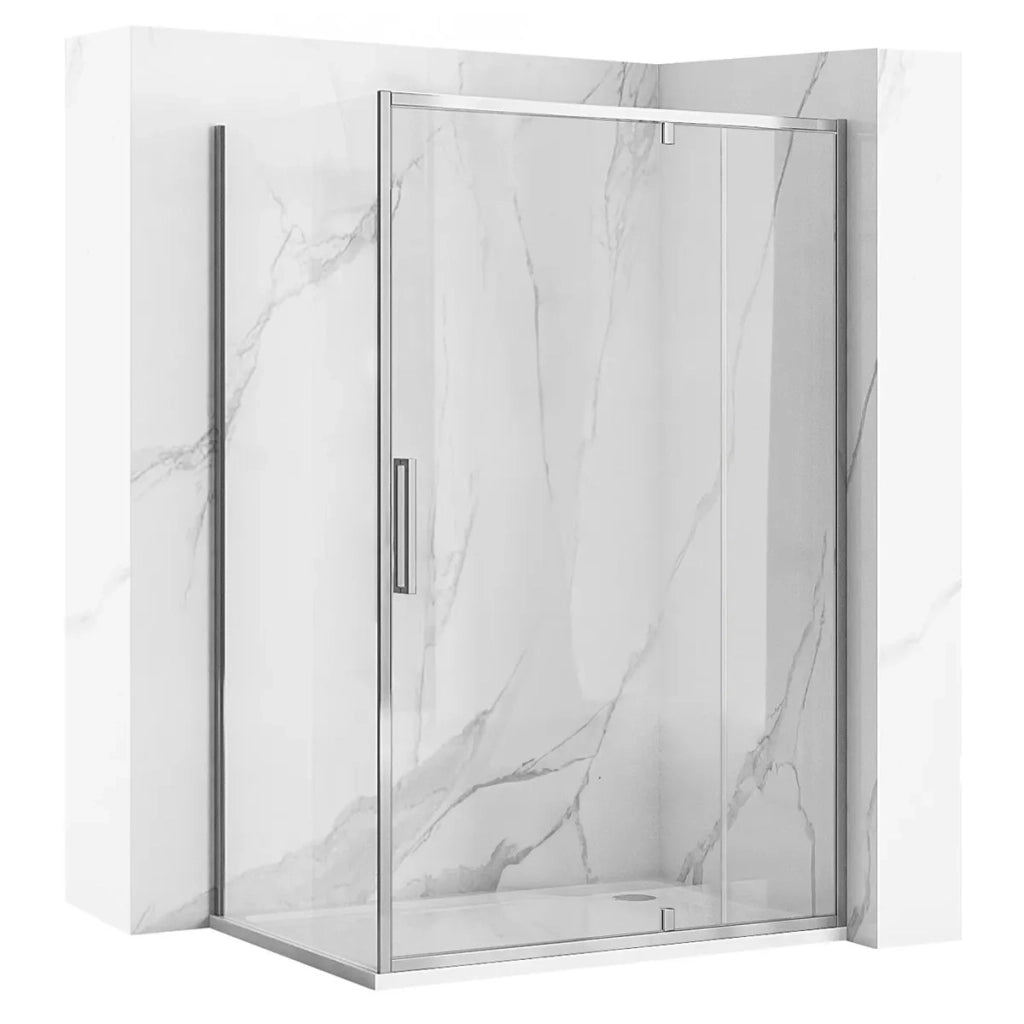 Cabina Doccia Rea Rapid Swing Chrom 120x100