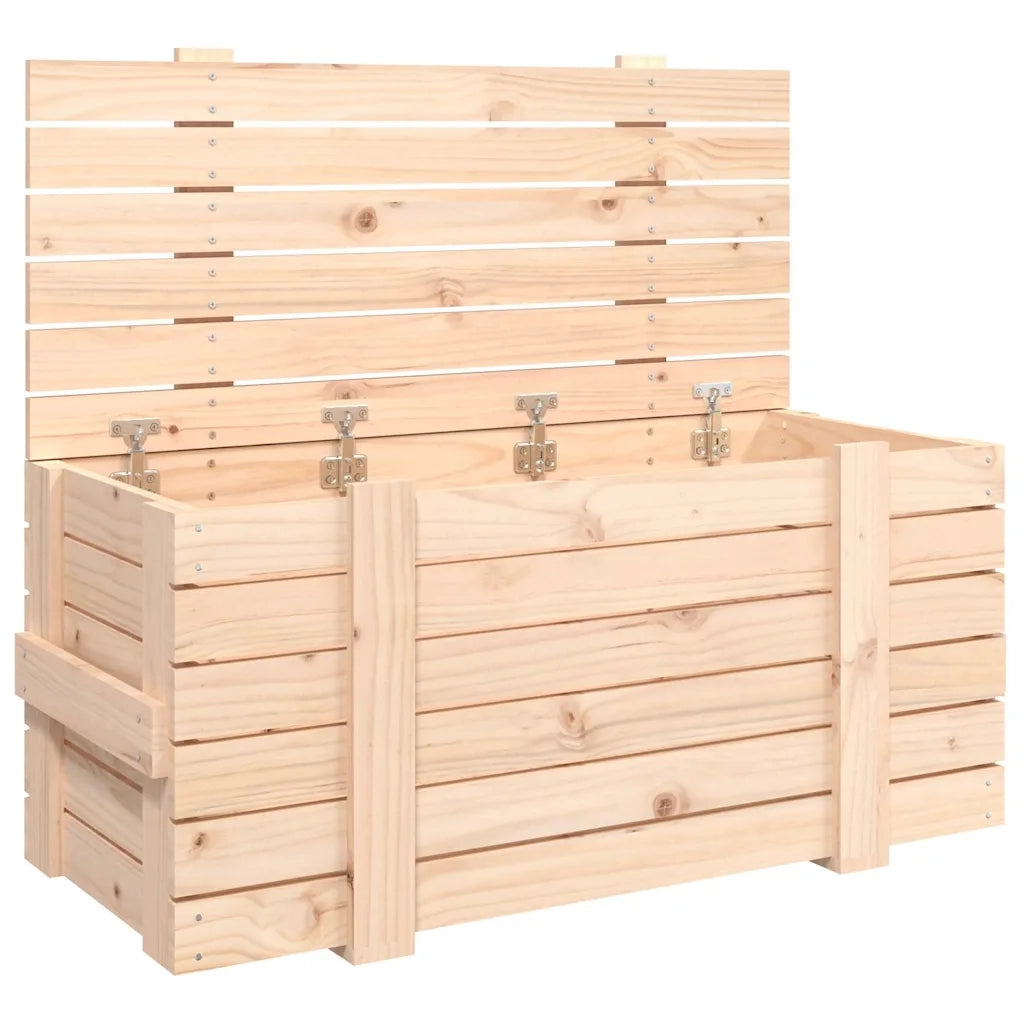 Contenitore Portaoggetti 91x40,5x42 cm Legno Massello di Pino CFW3374261