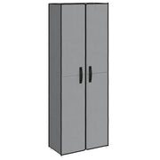 Scarpiera | Mobile per scarpe Grigia 60x30x166 cm Tessuto