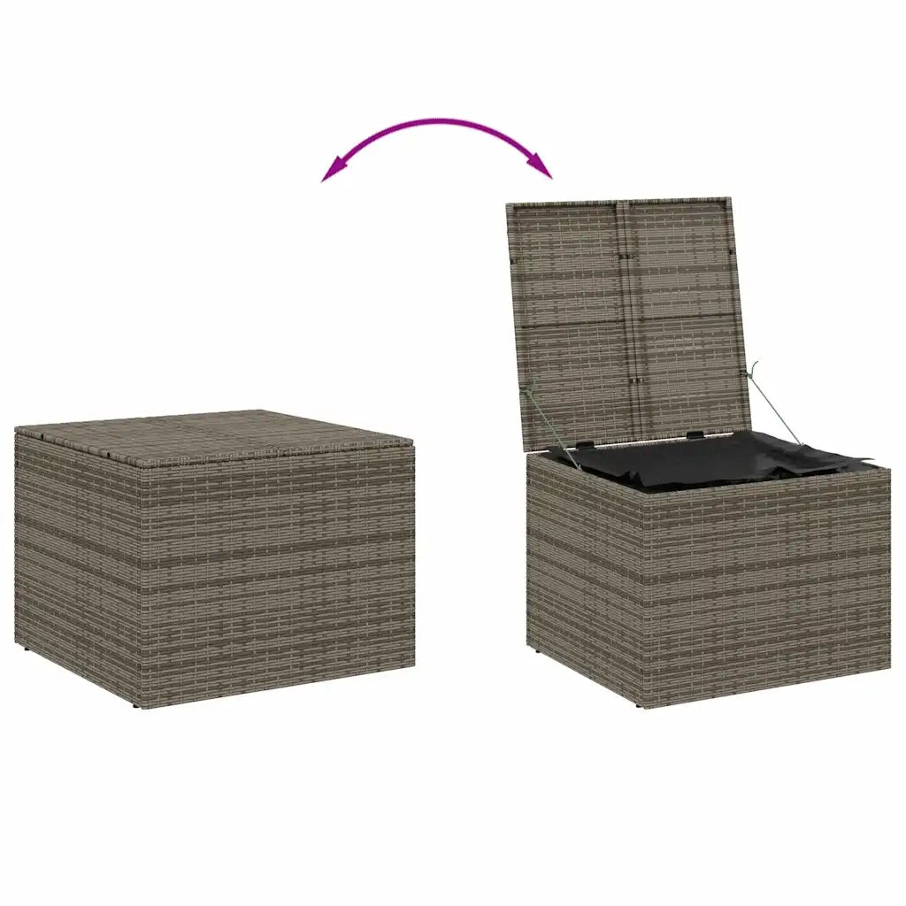 Contenitore da Giardino Grigio 291L in Polyrattan CFW5518446